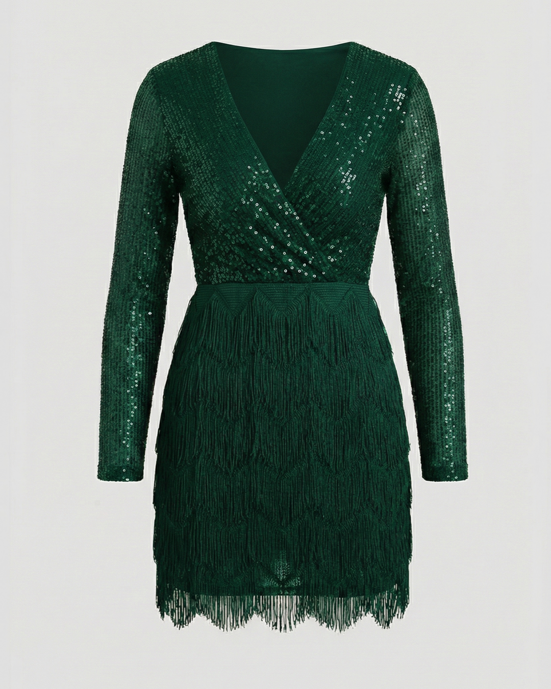 Sparkling Patchwork Party Dress