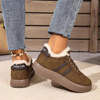 Comfortable Cotton Sneakers with Warm Lining