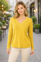 Amara Vintage V-Neck Sweater