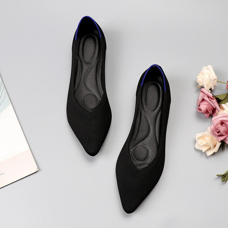 Beige Ballet Flats