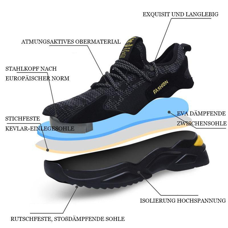 Anti-Smash and Anti-Puncture Work Safety Shoes