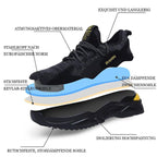 Anti-Smash and Anti-Puncture Work Safety Shoes