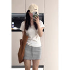 Women's Cotton U-Neck Short Sleeve T-Shirt