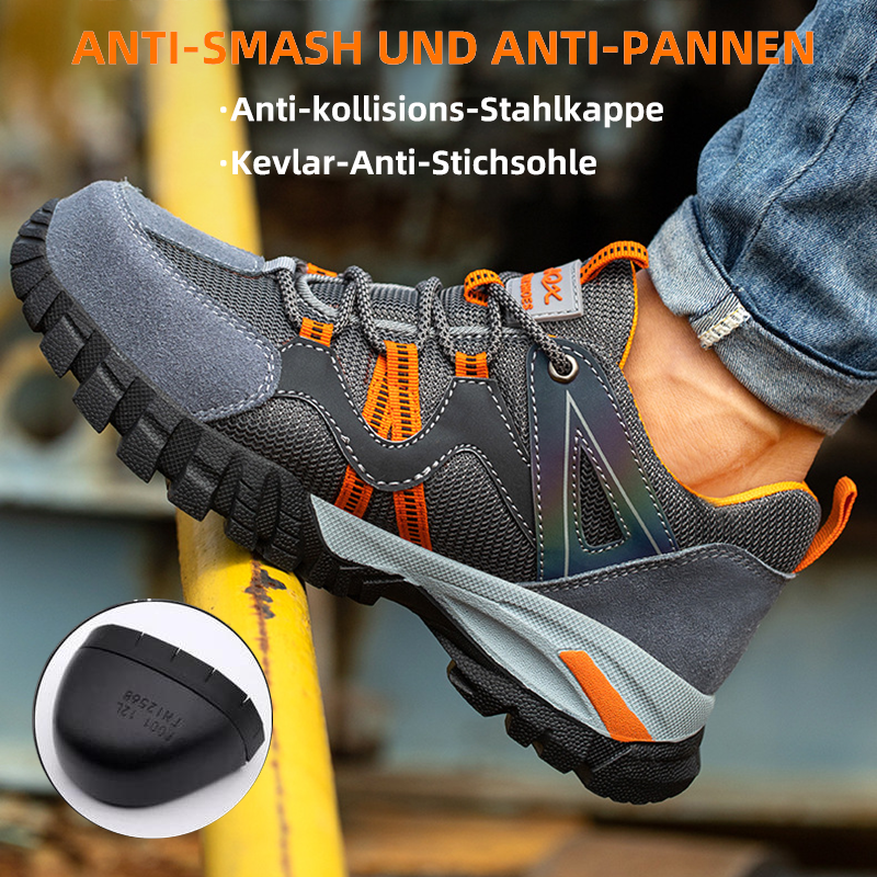 Anti-Smashing, Non-Slip and Reflective Safety Shoes