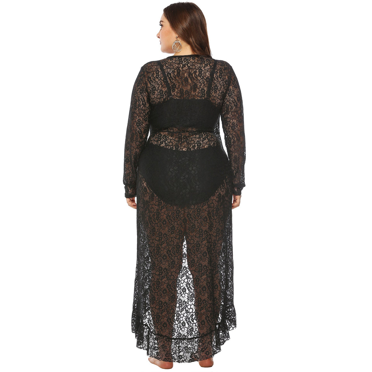 Women's Elegant Lace Beach Cover-Up