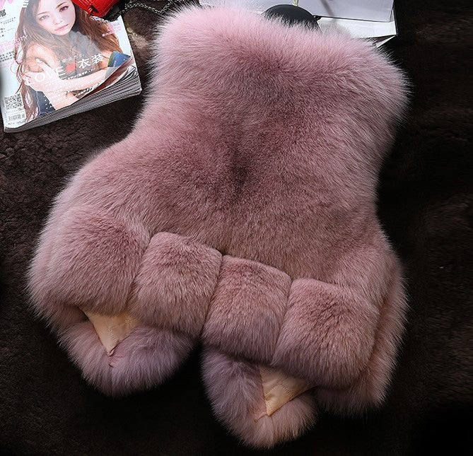 Women's Elegant Faux Fur Vest