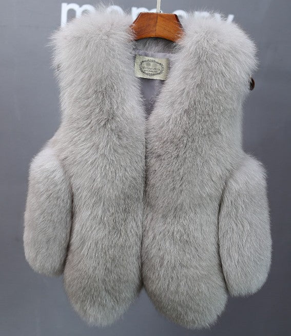 Women's Elegant Faux Fur Vest