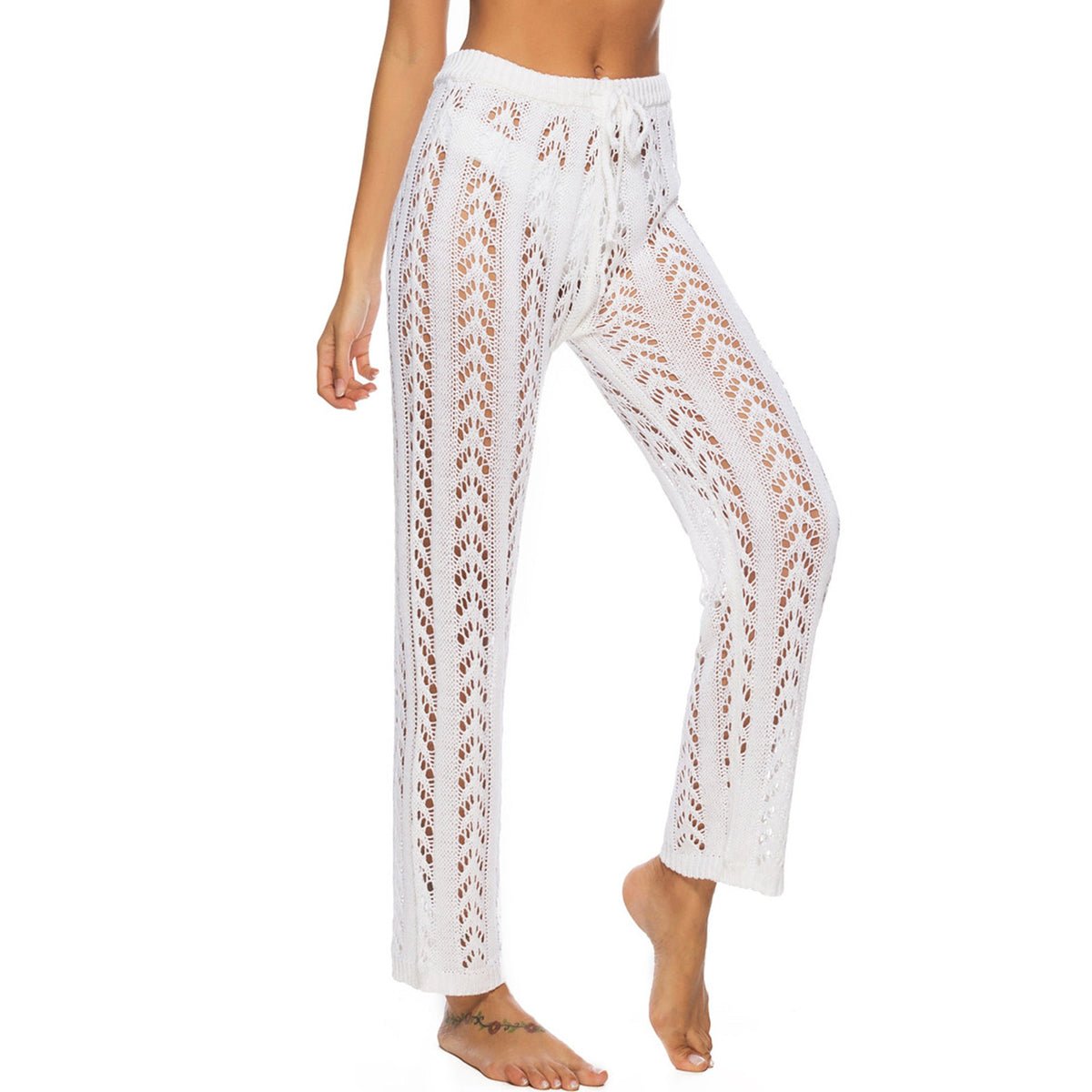 Women's Crochet Beach Pants