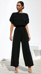 Women's Wide-Leg Jumpsuit with Elegant Cut