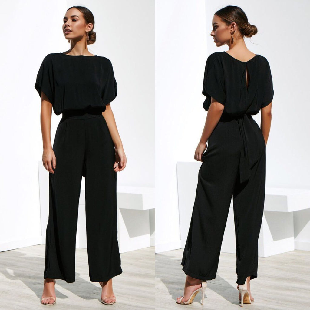 Women's Wide-Leg Jumpsuit with Elegant Cut
