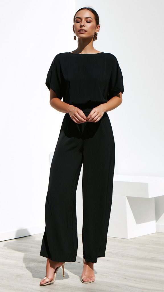 Women's Wide-Leg Jumpsuit with Elegant Cut