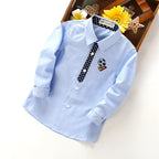 Women's Long Sleeve Shirt with Maritime Embroidery