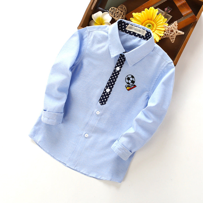Women's Long Sleeve Shirt with Maritime Embroidery