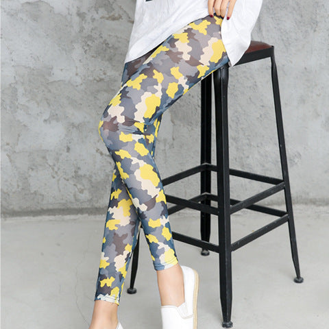 Women's Camouflage High-Waist Leggings