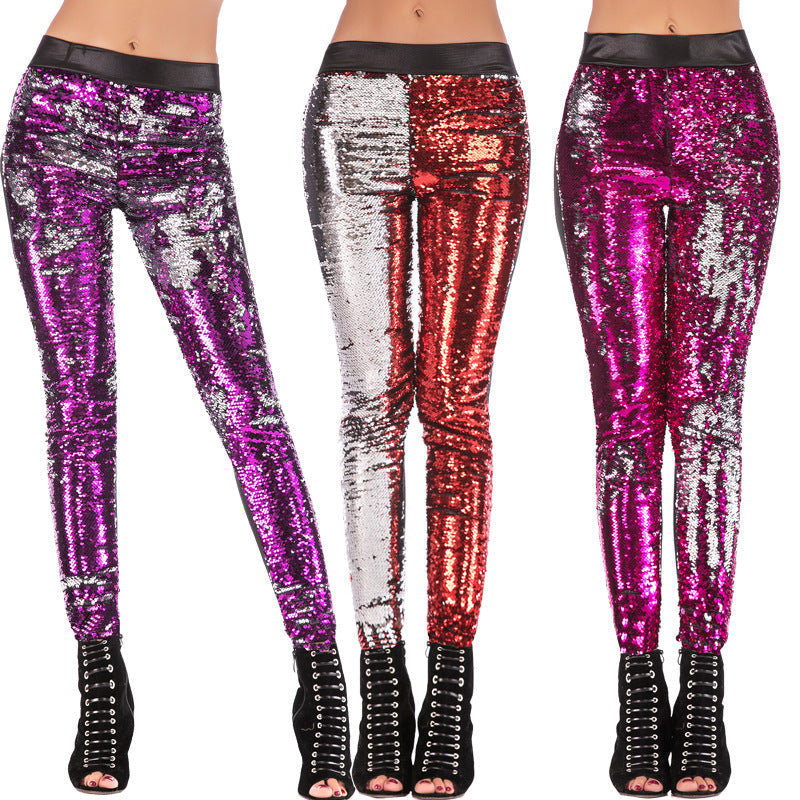 Women's Glamorous Sequin Leggings