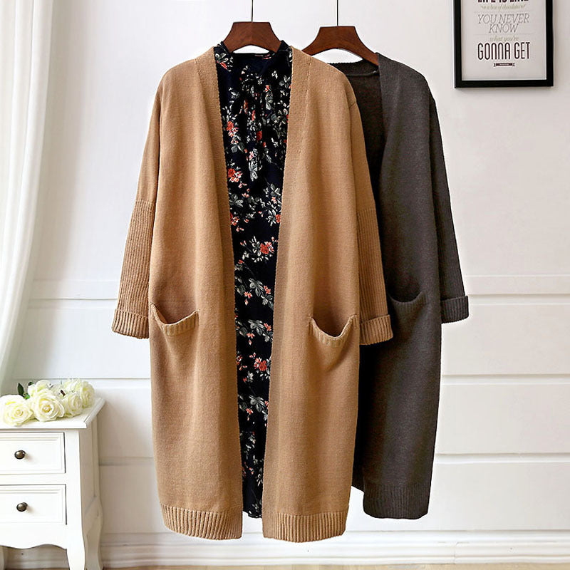 Women's Open-Front Cardigan with Pockets