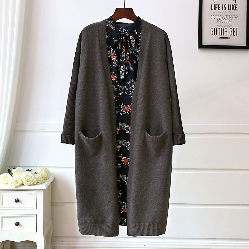 Women's Open-Front Cardigan with Pockets