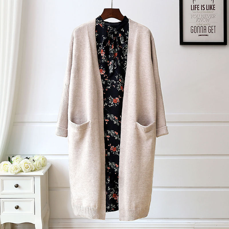 Women's Open-Front Cardigan with Pockets