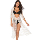 Women's Elegant Crochet Beach Cover-Up Jacket