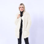 Women's Fluffy Faux Fur Throw