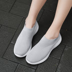 Women's Breathable Slip-On Sneakers with Flexible Upper