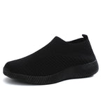 Women's Breathable Slip-On Sneakers with Flexible Upper