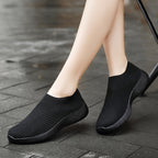 Women's Breathable Slip-On Sneakers with Flexible Upper