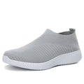 Women's Breathable Slip-On Sneakers with Flexible Upper