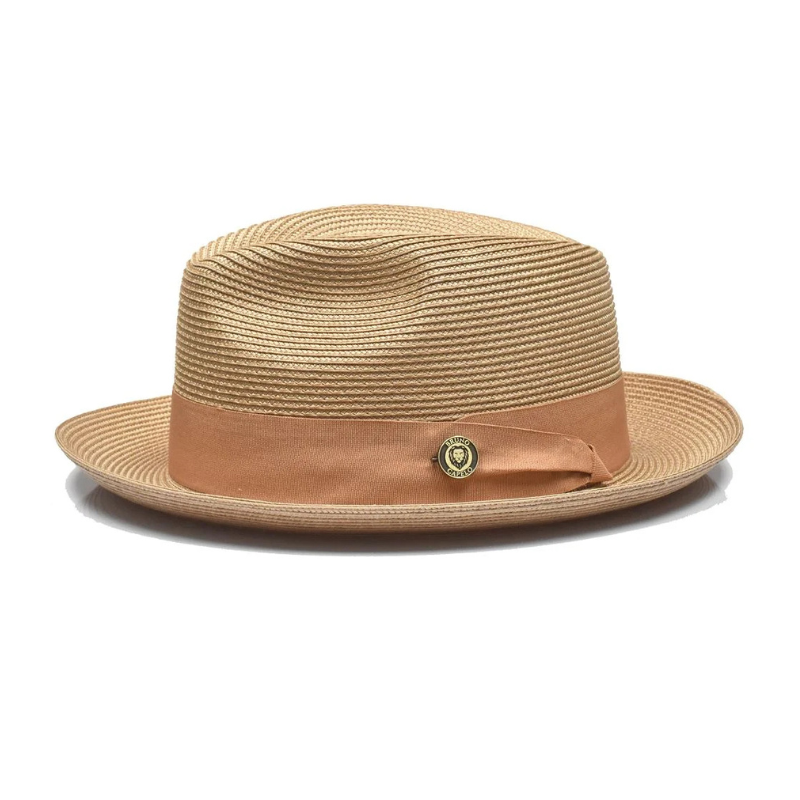 Natural Straw Fedora Hat