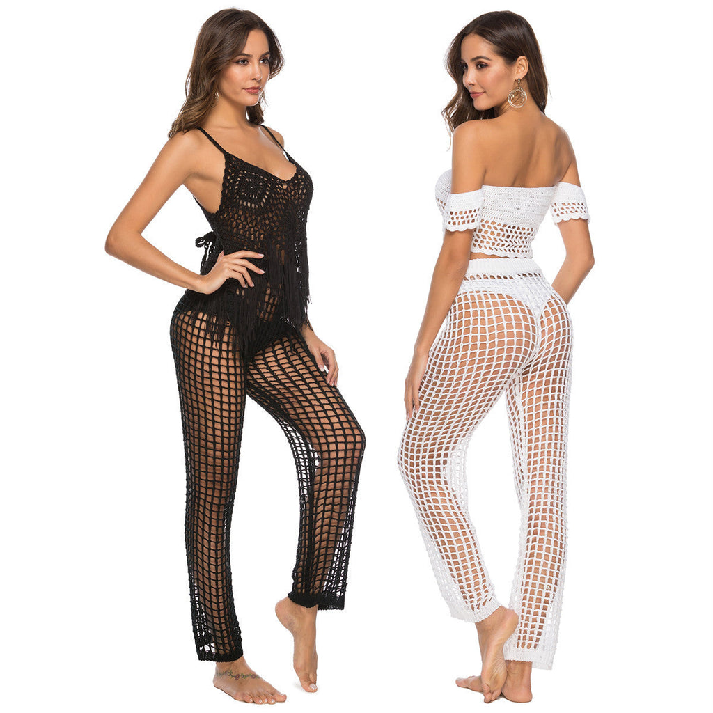 Elegant Crochet Beach Sarong