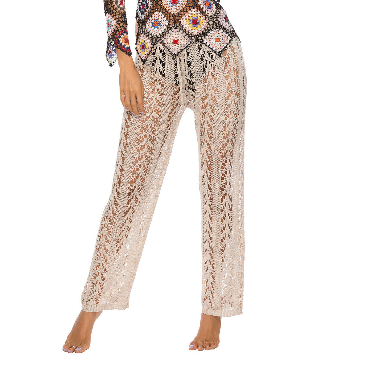 Women's Crochet Beach Pants