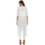 Elegant Sheer Beach Kimono