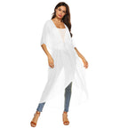Elegant Sheer Beach Kimono