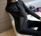 Women's Elegant Textured Knit Sweater