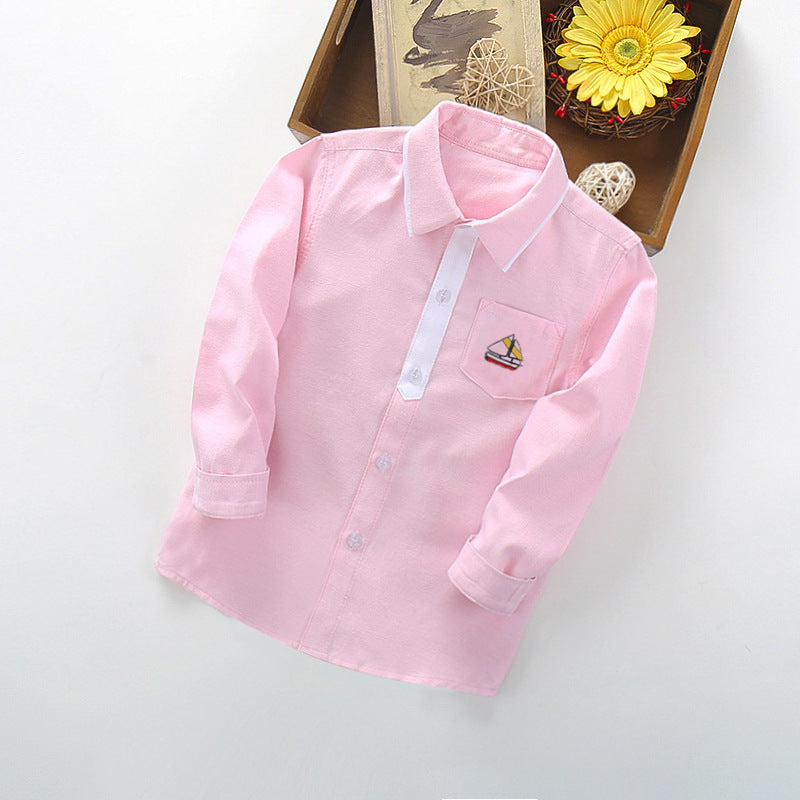 Women's Long Sleeve Shirt with Maritime Embroidery
