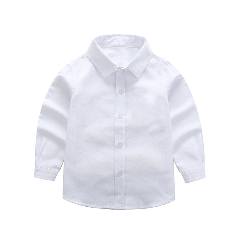 Women's Elegant Cotton Shirt with Chic Trousers and Suspenders