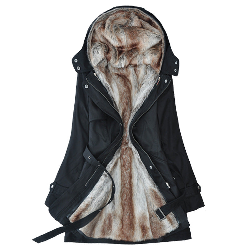 Women's Long Winter Parka with Soft Lining