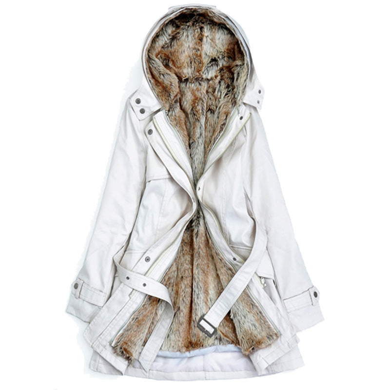 Women's Long Winter Parka with Soft Lining
