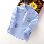 Women's Long Sleeve Shirt with Maritime Embroidery