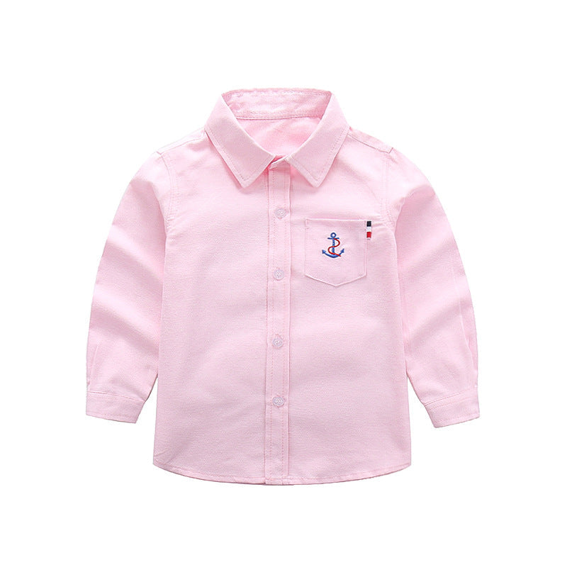 Women's Classic Long-Sleeve Shirt with Nautical Accents