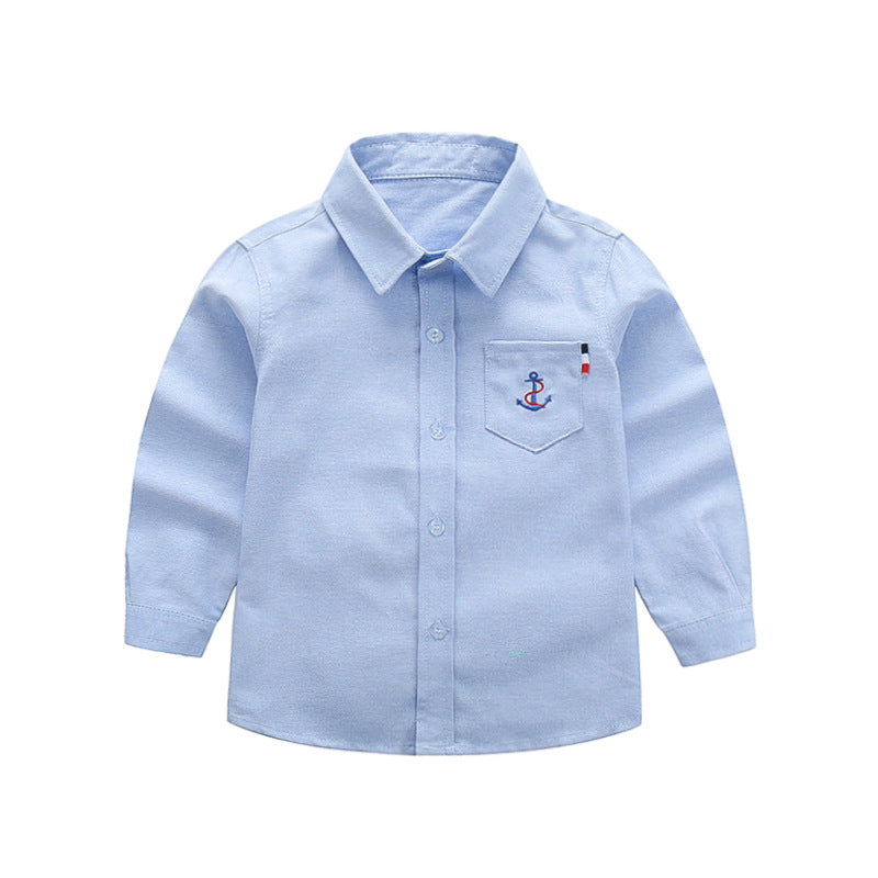 Women's Classic Long-Sleeve Shirt with Nautical Accents