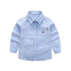 Women's Classic Long-Sleeve Shirt with Nautical Accents