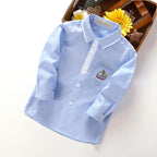 Women's Long Sleeve Shirt with Maritime Embroidery