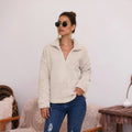 Women's half-zip fleece pullover