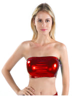 Women's Shimmering Metallic Bustier