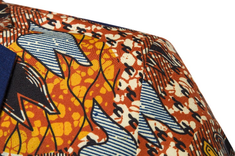Women's Blazer with African Pattern