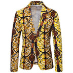 Women's Blazer with Exotic Pattern Print and Elegant Fit