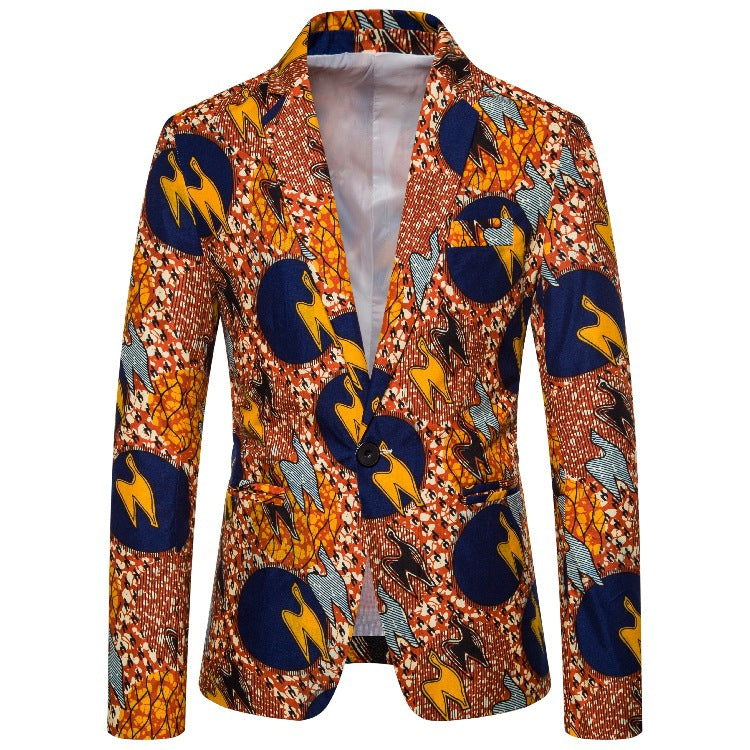 Women's Blazer with African Pattern
