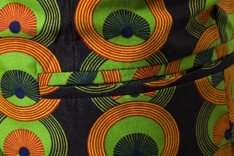 Women's Blazer with African Pattern and Tailored Fit