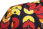 Women's Blazer with Bold Pattern Print and Fitted Cut